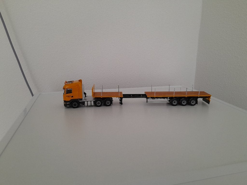 Scania R Nederhoff Transport met uitschuifbare trailer ., Verzenden, Nieuw, Bus of Vrachtwagen, Overige merken