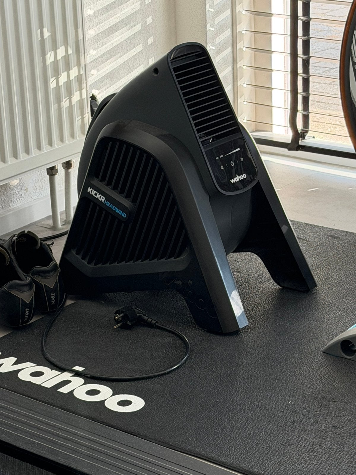 Wahoo Kickr Fietstrainer, Headwind en Climbtrainer, Sport en Fitness, Wielrennen, Ophalen, Gebruikt, Overige typen