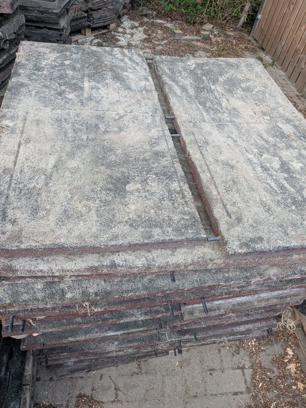 Rubberen tegels 100x50 cm - Gebruikt, ., ., ., Weidegang