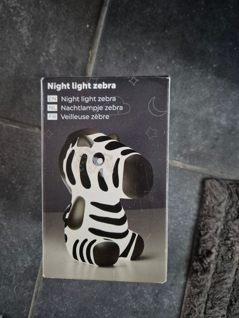 kinder zebra lamp ( zak lamp ) zaklamp, Ophalen of Verzenden, Nieuw, Batterij