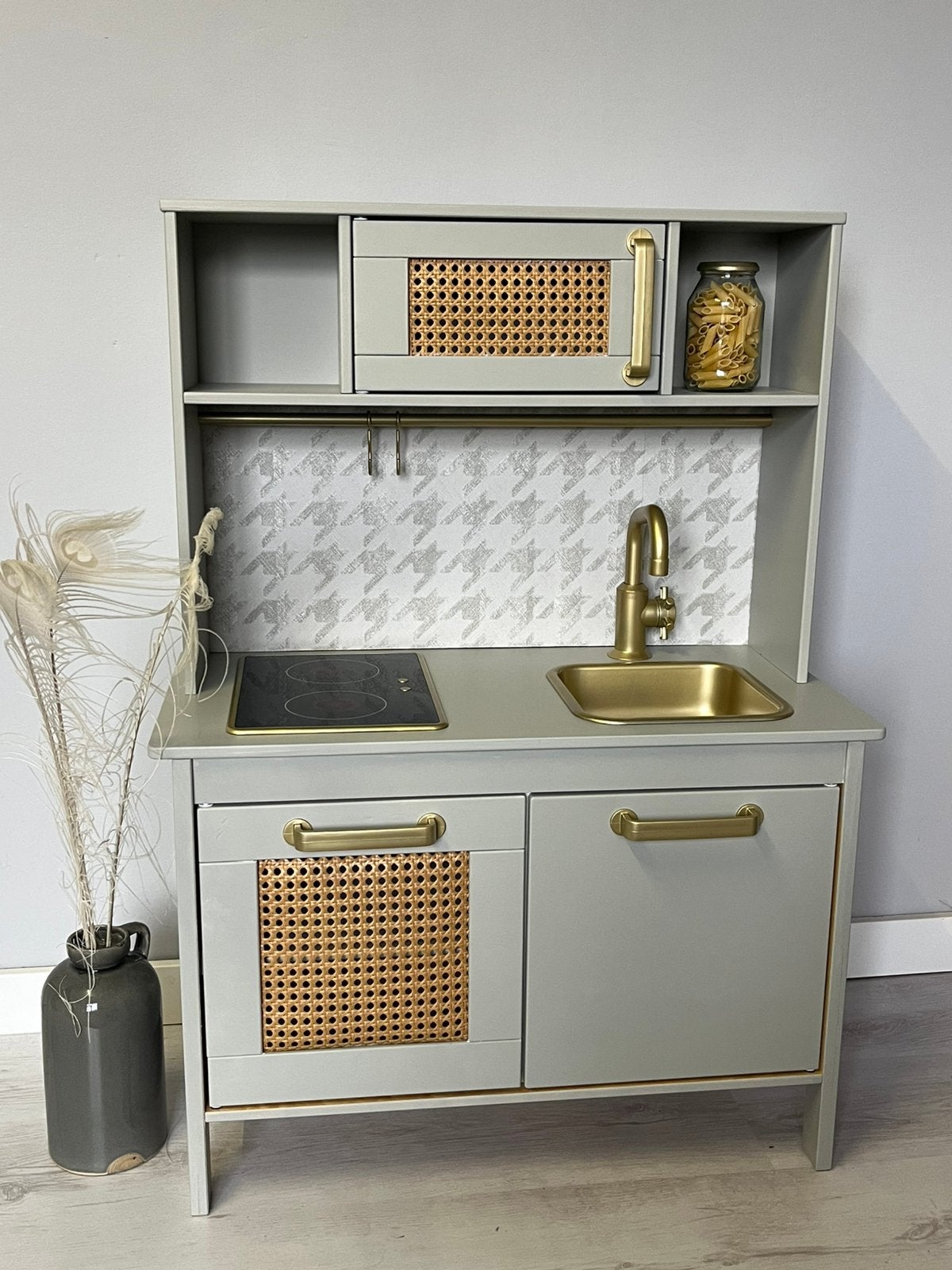 Restyled IKEA Duktig speelkeuken taupe diverse varianten, Ophalen, Zo goed als nieuw