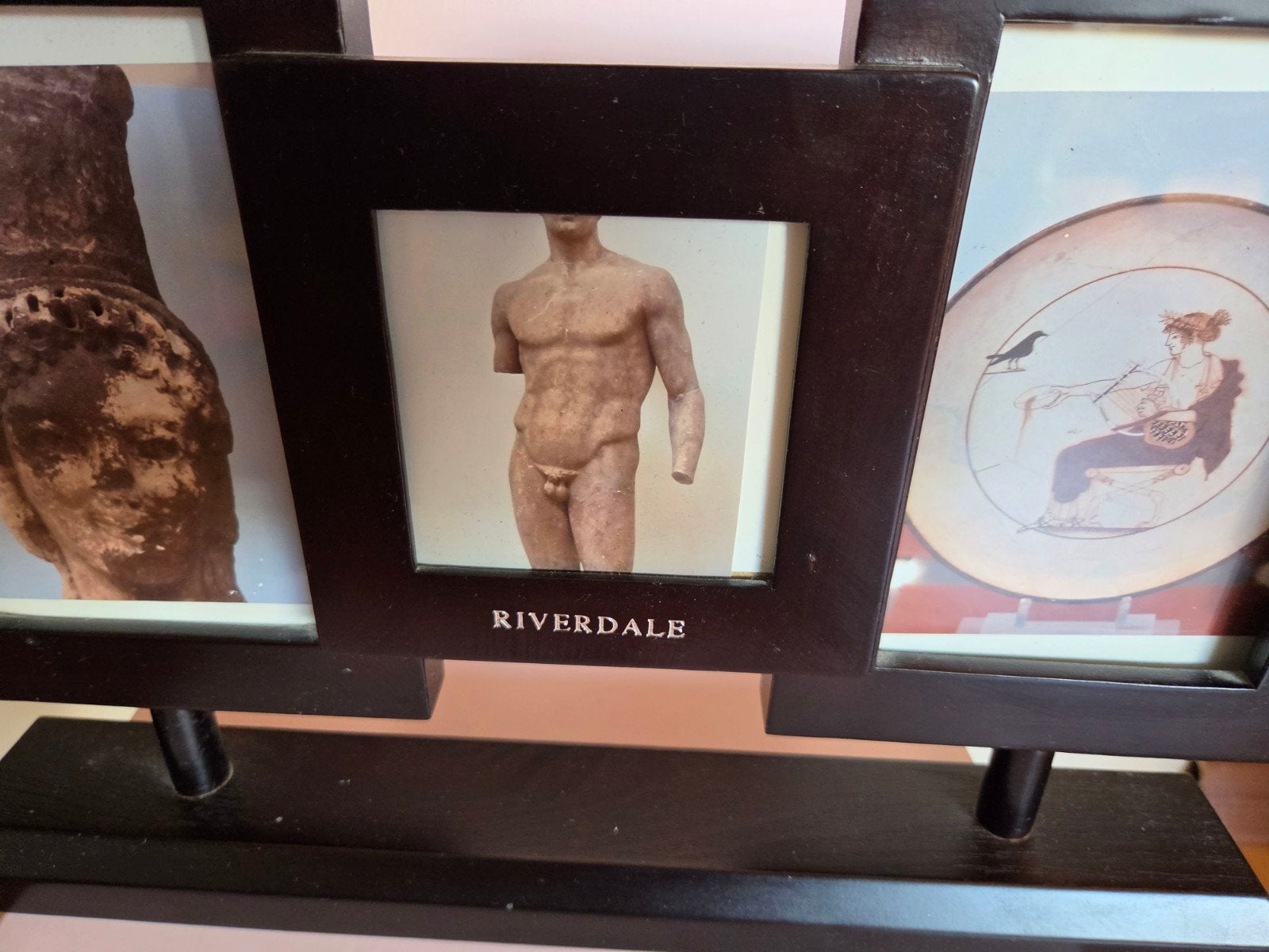 Riverdale 5-luiks fotolijst - Hout, donkerbruin, Bruin, Ophalen of Verzenden, Zo goed als nieuw, Fotolijst