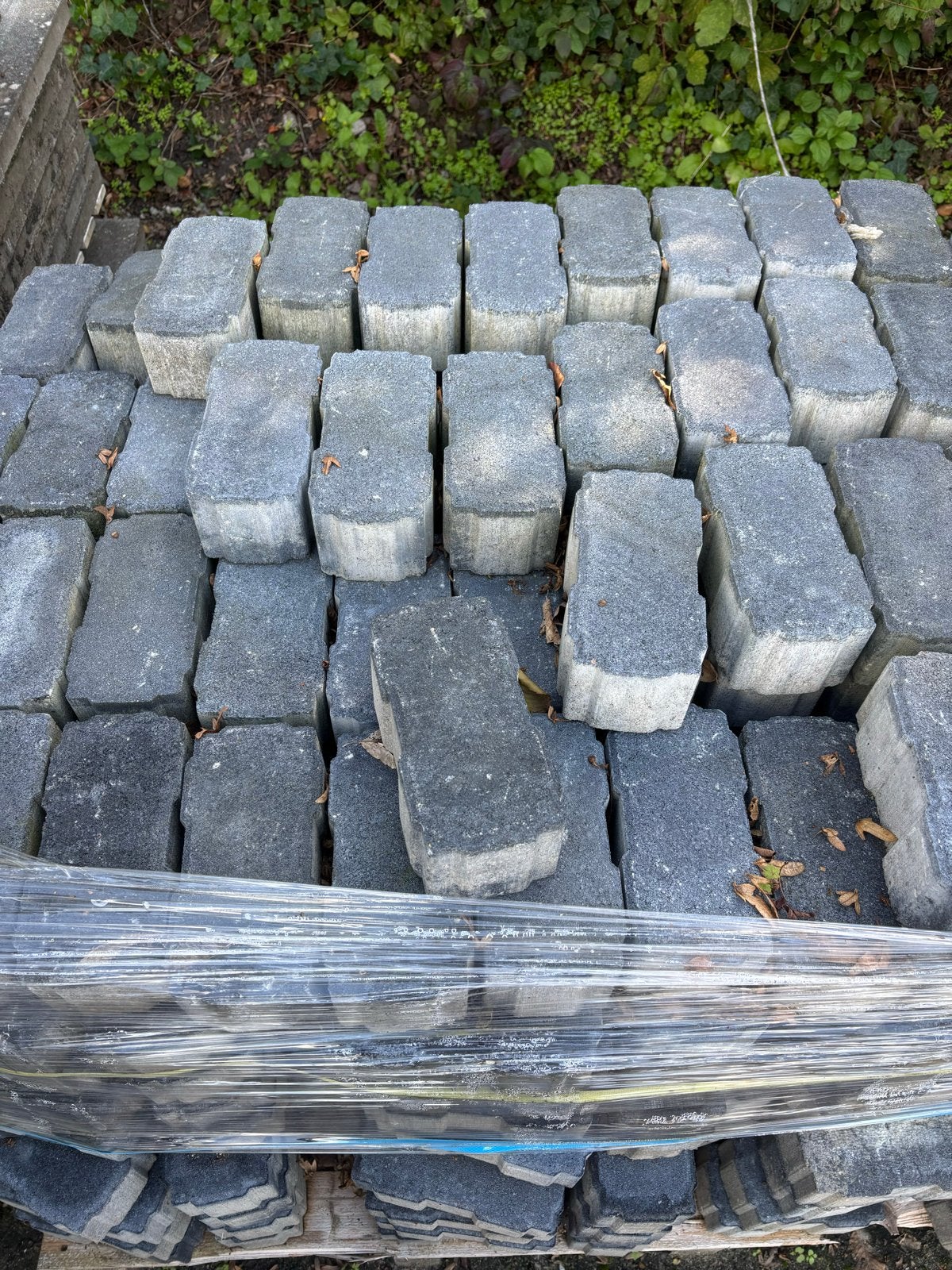 Waterdoorlatende antraciet betonklinkers 21x10,5x8cm, Tuin en Terras, Ophalen, Nieuw, Beton, Klinkers