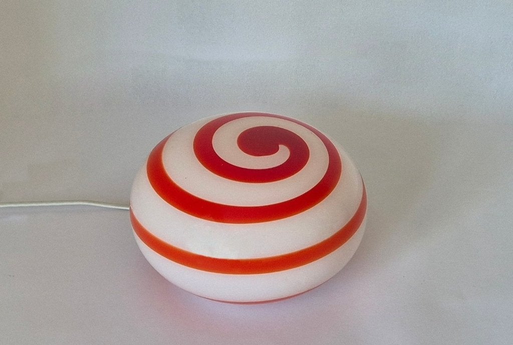 Swirl lamp - Zebra lamp, Ophalen of Verzenden, Zo goed als nieuw, Glas, Overige merken