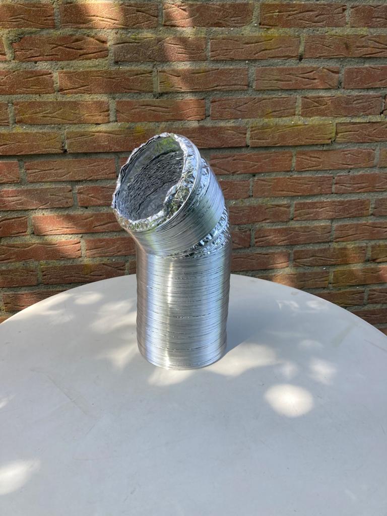 5m1 aluminium ventilatie slang, Ophalen of Verzenden, Zo goed als nieuw