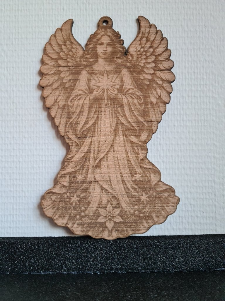 Prachtig houten engel - 25cm, Ophalen of Verzenden, Nieuw