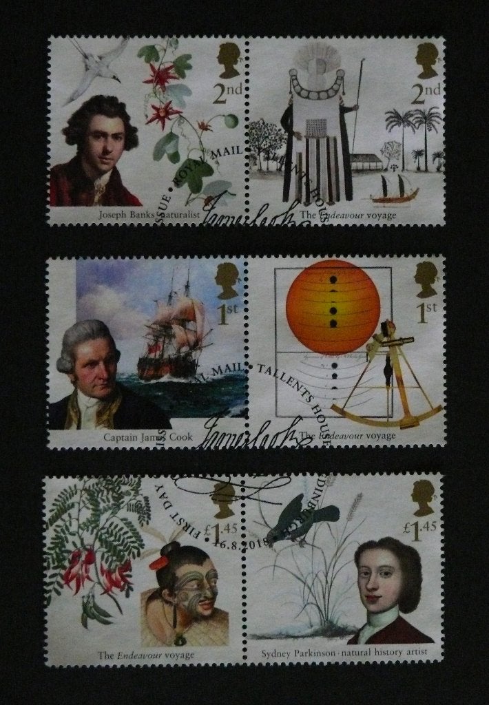 UK / Engeland 2018 Captain Cook, Verzenden, Gestempeld