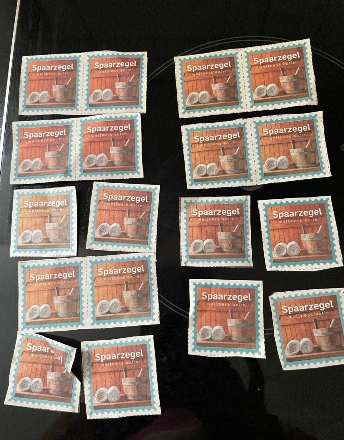 Spaarzegels Wellness Actie, Ophalen of Verzenden, Overige soorten, Zegels, Bonnen of Punten