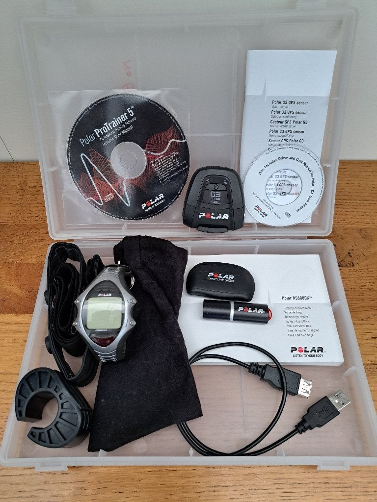 Polar RS800CX sporthorloge, Ophalen, GPS, Zwart, Polar