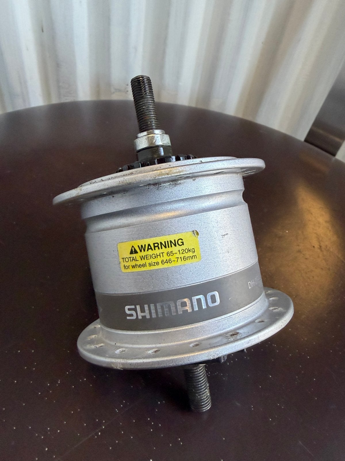 Shimano DH-2R35-E Naafdynamo 6V 2.4W, Gebruikt, Geen, Overige typen, Ophalen of Verzenden