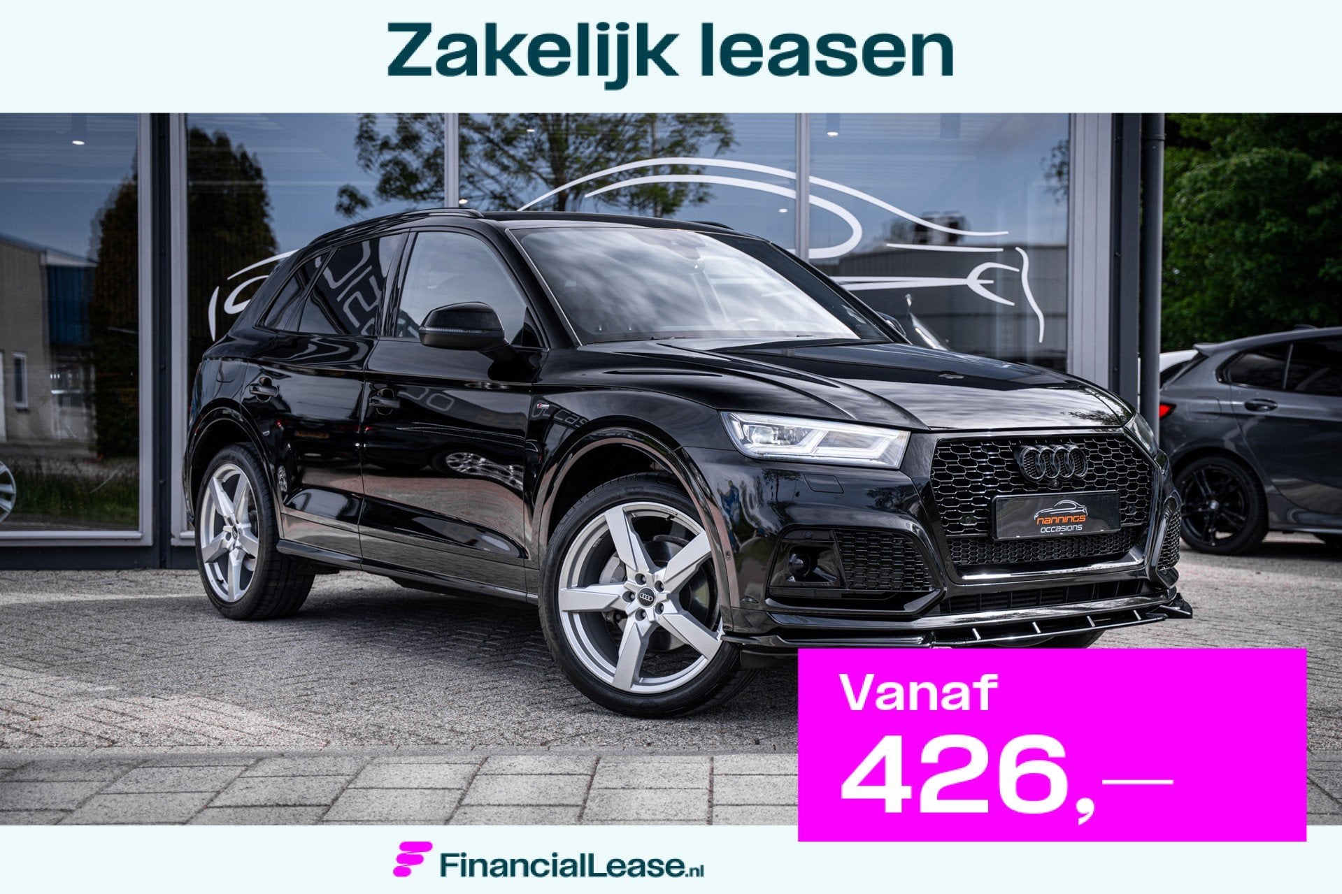Audi Q5 RSQ5 Look|2.0 TFSI quattro Design Pro Line Plus|Matr, Automaat, Gebruikt, 4 cilinders, Zwart