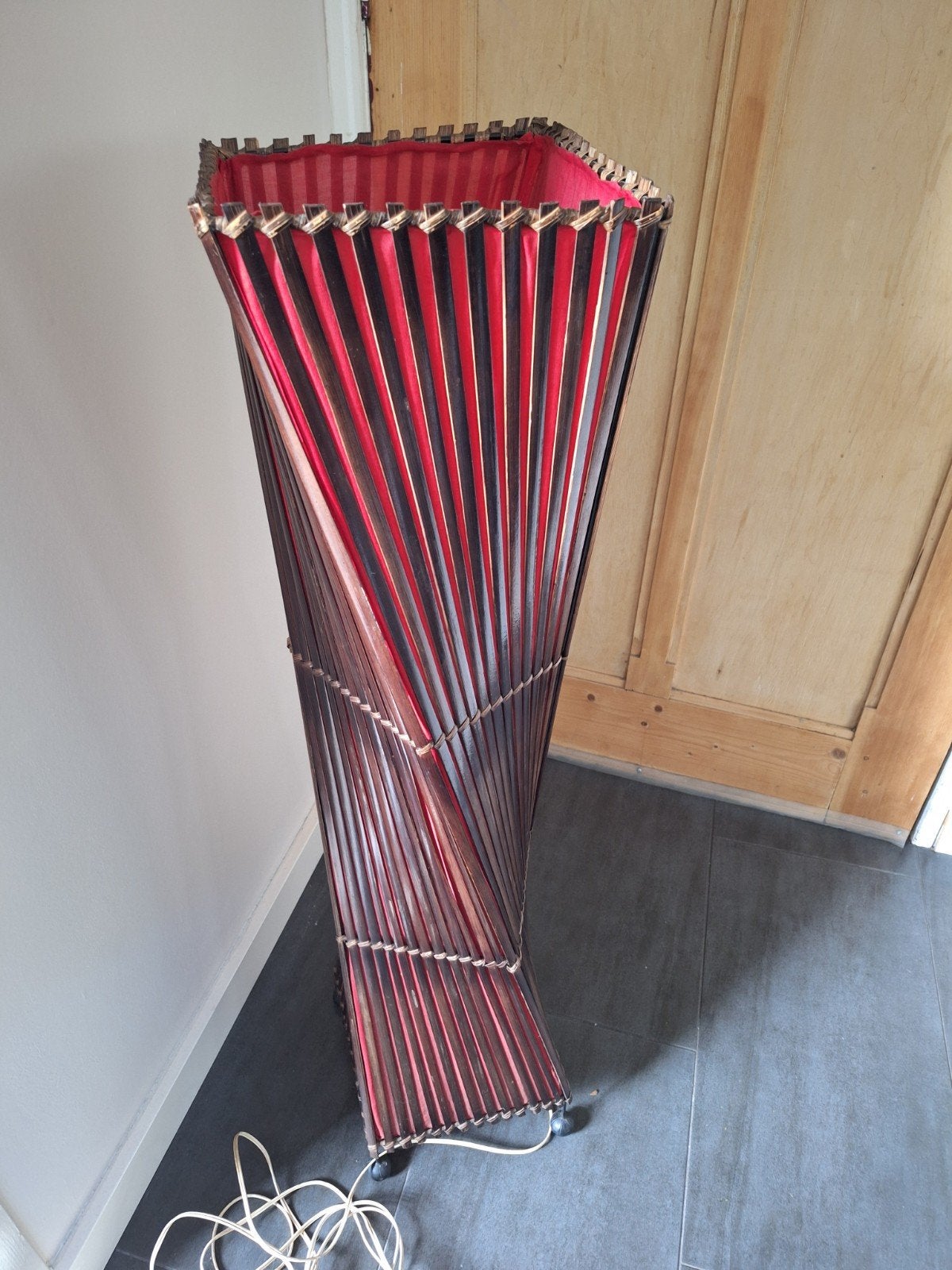Vintage "Kobe" Vloerlamp Jaren 80 - Zeldzame 1 Meter Editie, Ophalen of Verzenden