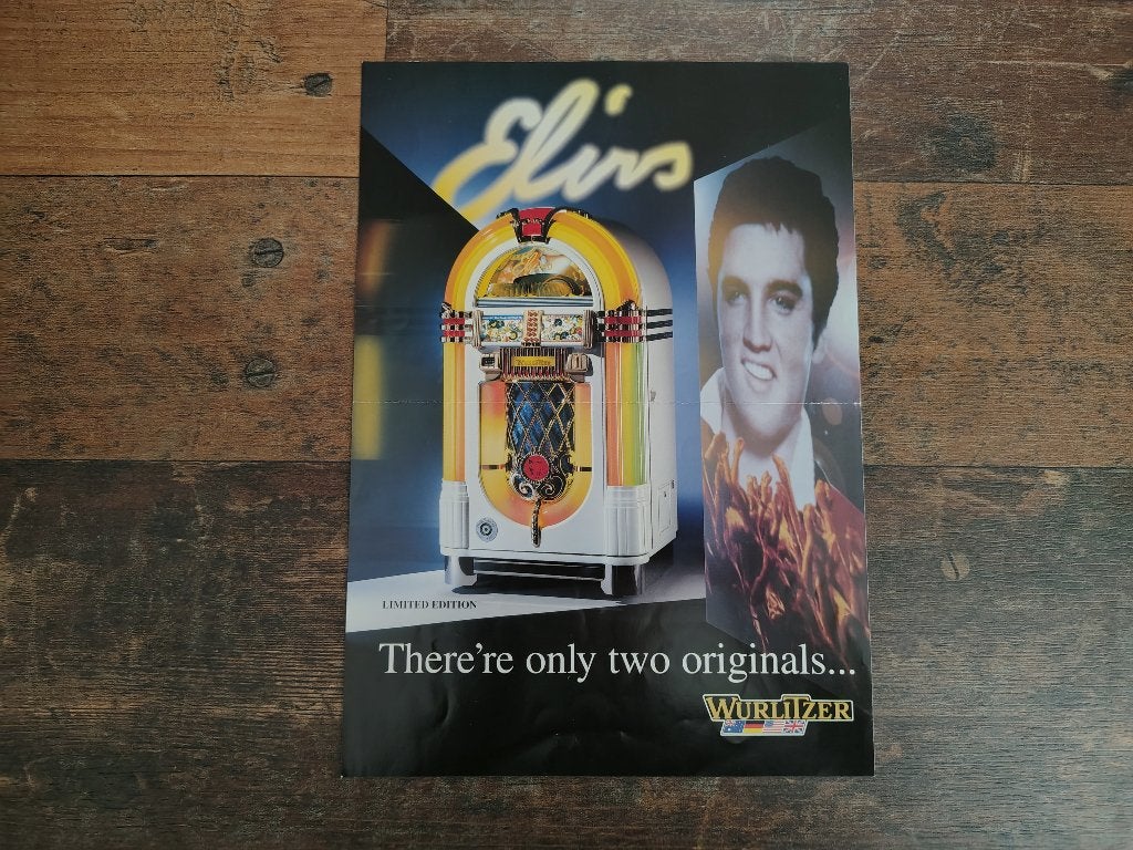 Flyer: Wurlitzer 1015/ ELVIS Presley CD/OMT/ jukebox, Verzamelen, Automaten | Jukeboxen, Verzenden, Gebruikt, 1950 tot 1960, Seeburg