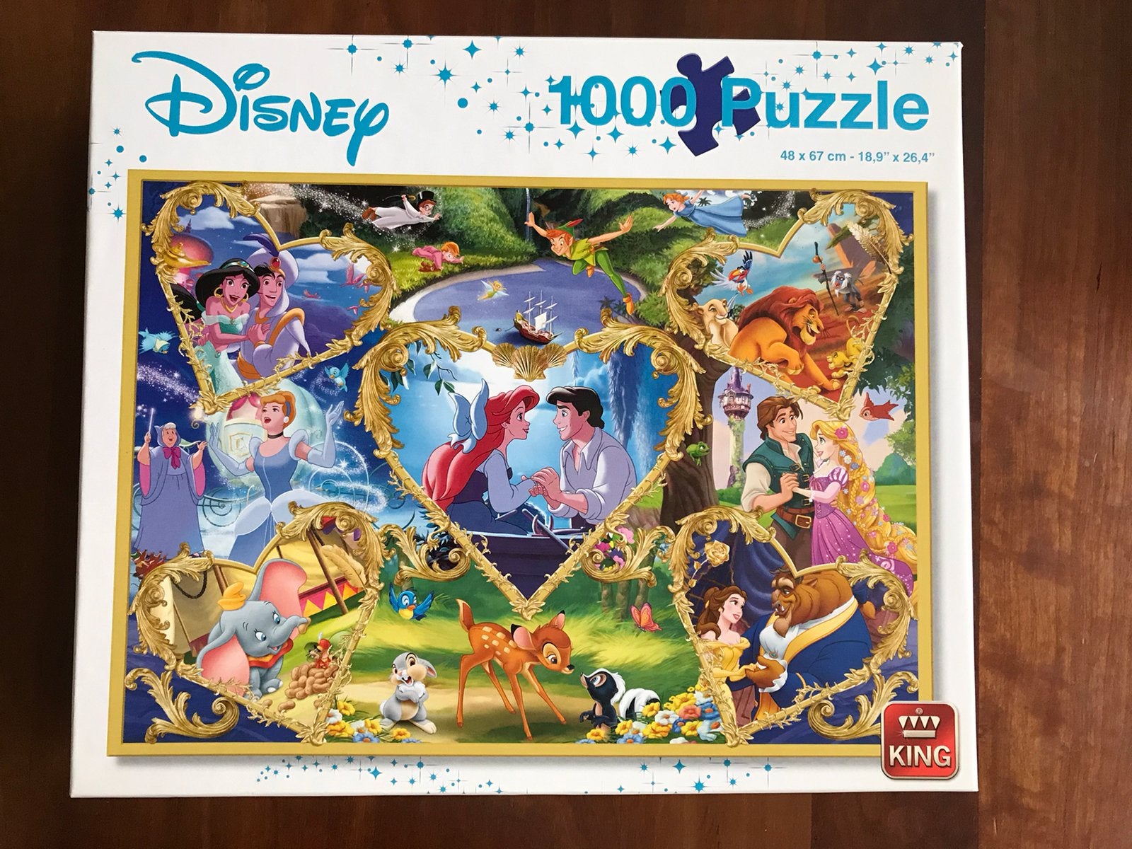 3 Puzzels 2 disney, 1Wasgij, Ophalen of Verzenden, 500 t/m 1500 stukjes, Zo goed als nieuw