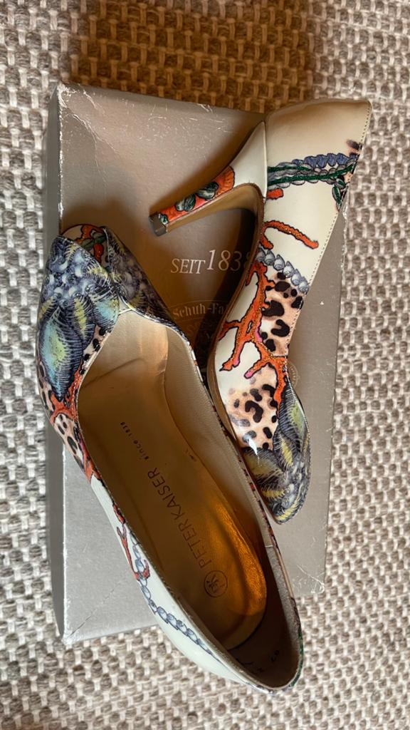 Peter Kaiser Pumps met print - Maat 36, Kleding | Dames, Schoenen, Ophalen of Verzenden, Zo goed als nieuw, Overige kleuren, Pumps