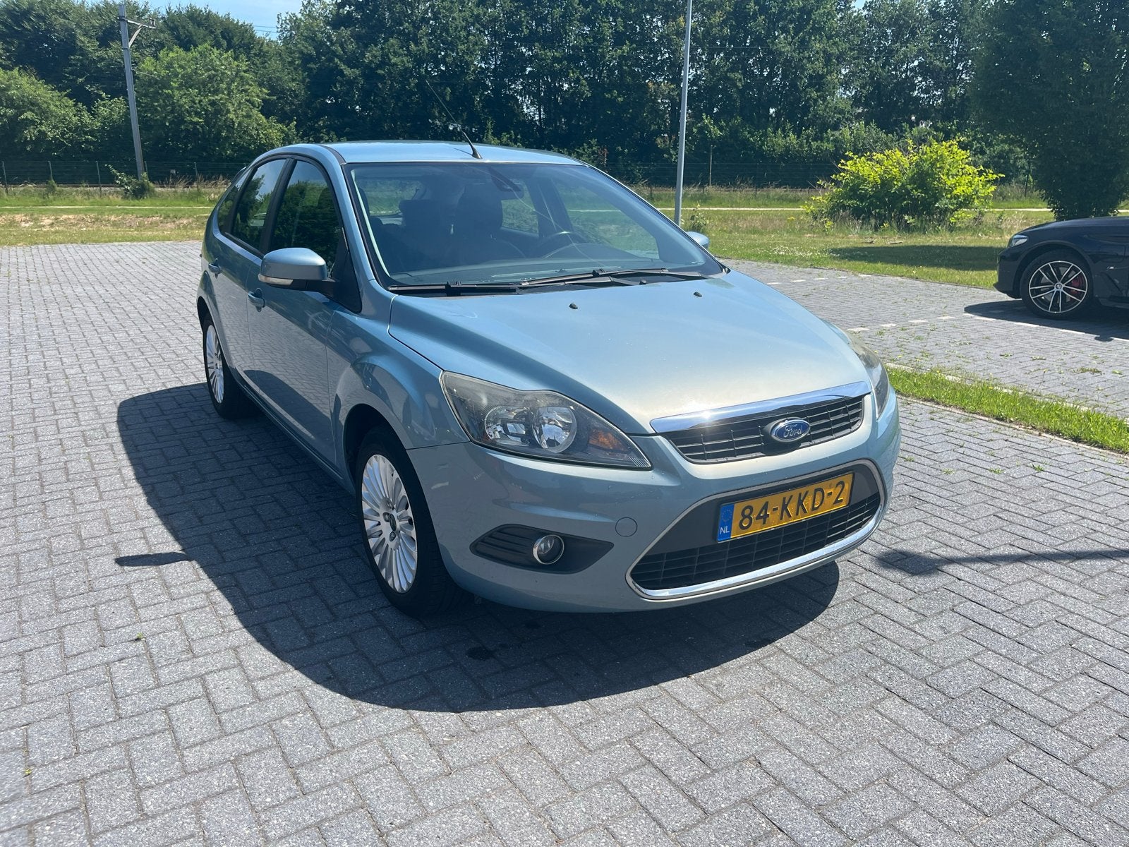 Ford Focus 1.8 92KW 5D 2009 Blauw, Auto's, Zwart, 4 cilinders, Blauw, 1207 kg
