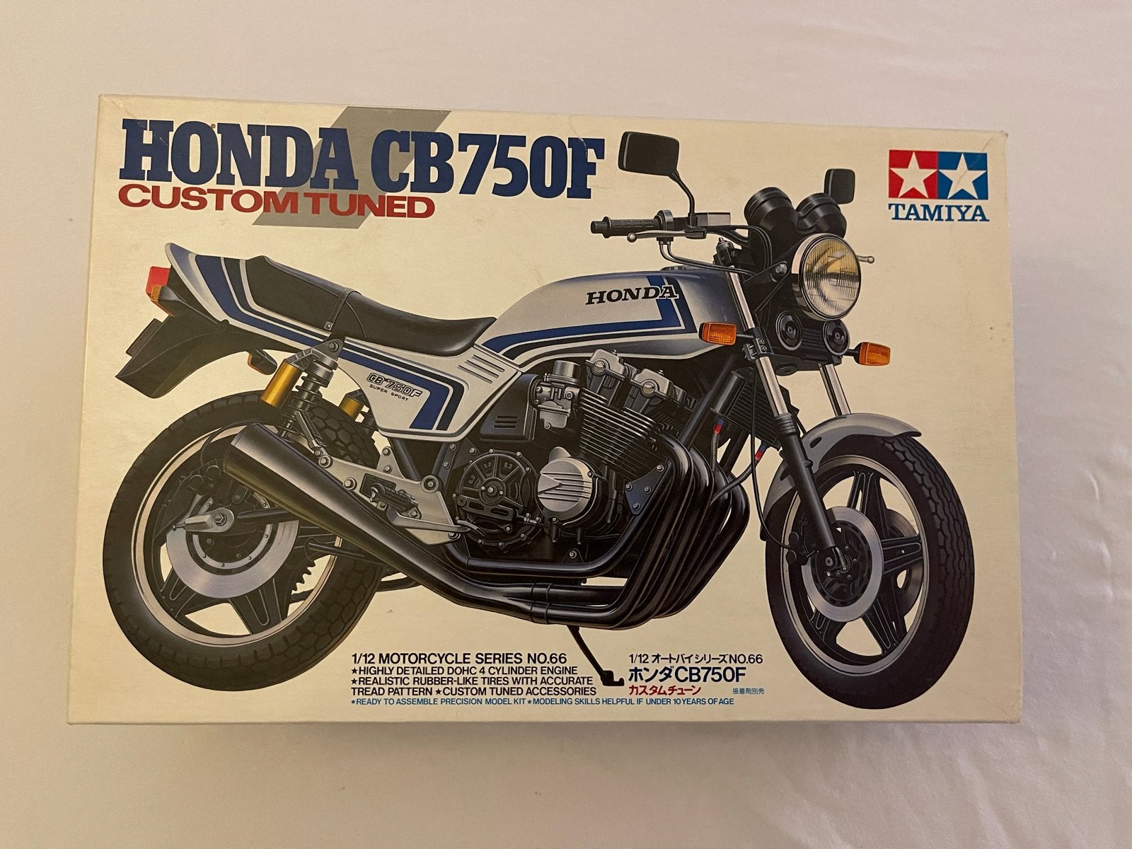 Tamiya 1:12 Honda CB750F Custom Tuned modelbouwkit, 1:32 tot 1:50, Overige typen, Nieuw, Ophalen of Verzenden