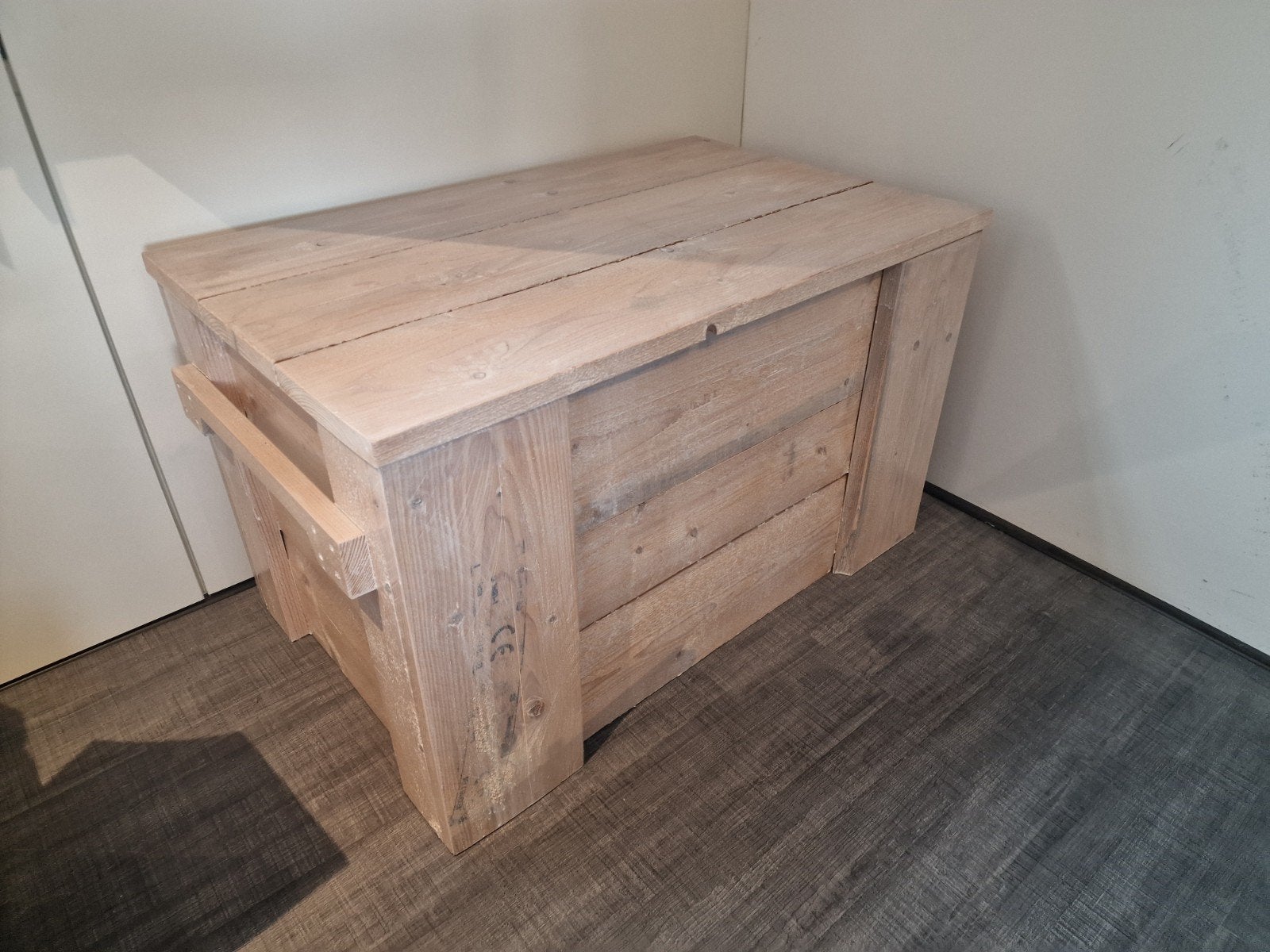 steigerhouten kist - 95x58x90 cm (In nieuwstaat), Ophalen, 50 – 75, 50 tot 100 cm, Nieuw