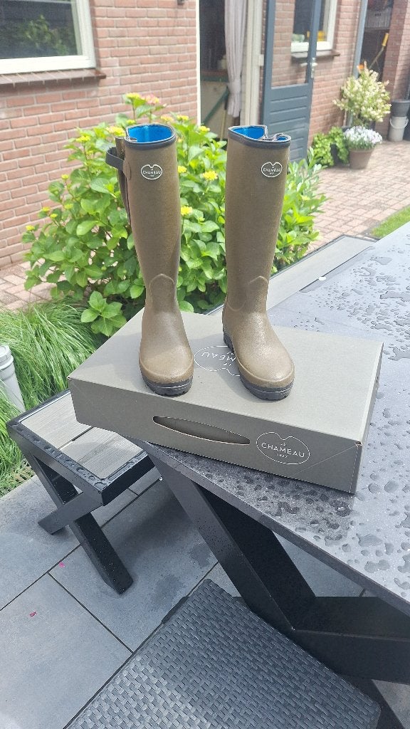 Le Chameau laarzen dames maat 40, Hoge laarzen, Le Chameau, Ophalen of Verzenden, Zo goed als nieuw