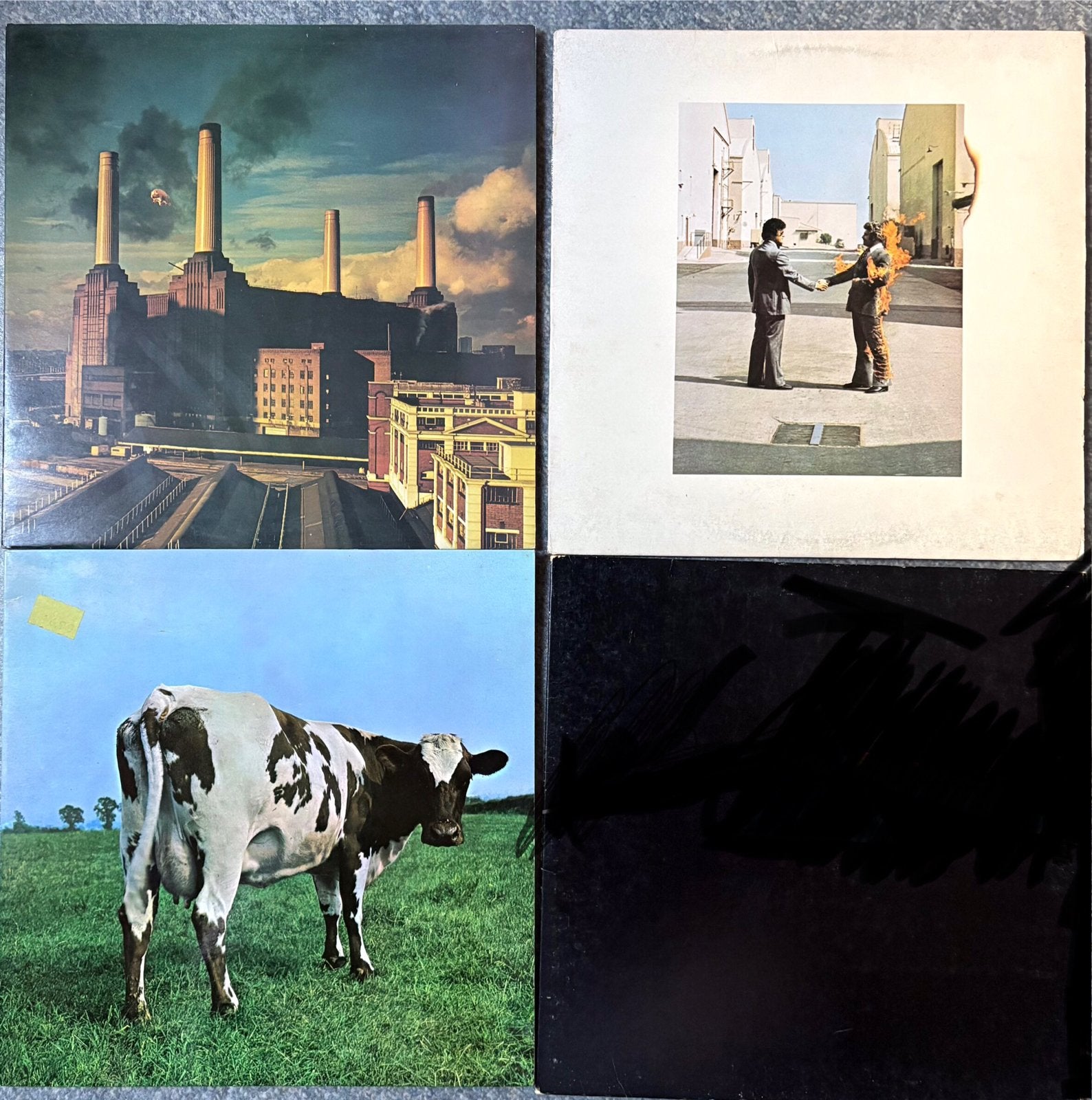 Pink Floyd LP Collectie: Animals, Wish You Were Here, Atom H, Ophalen, LP, Rock, Gebruikt