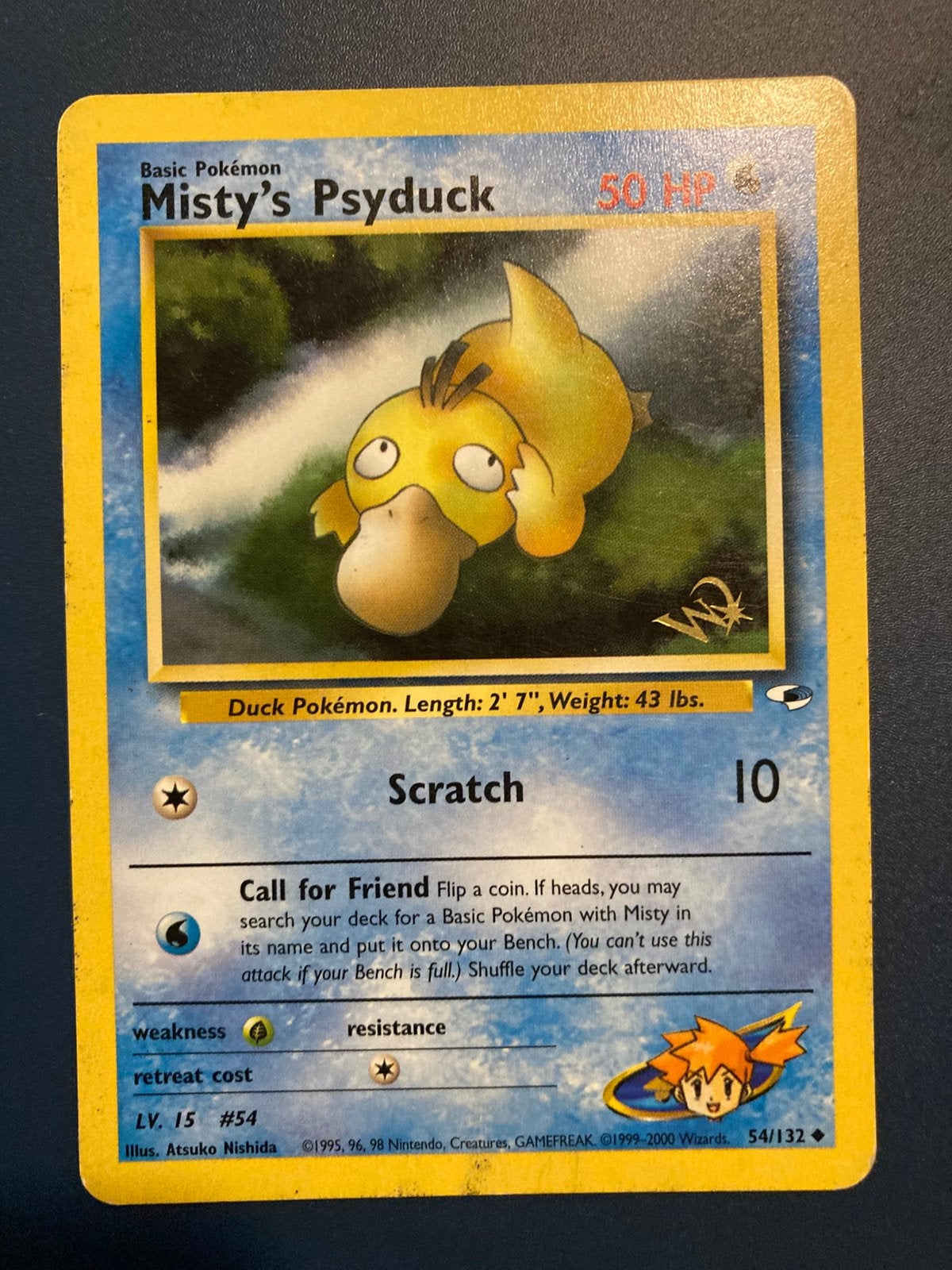 Psyduck w gold stamp promo pokemon kaart, Hobby en Vrije tijd, Verzamelkaartspellen | Pokémon, Ophalen of Verzenden, Zo goed als nieuw