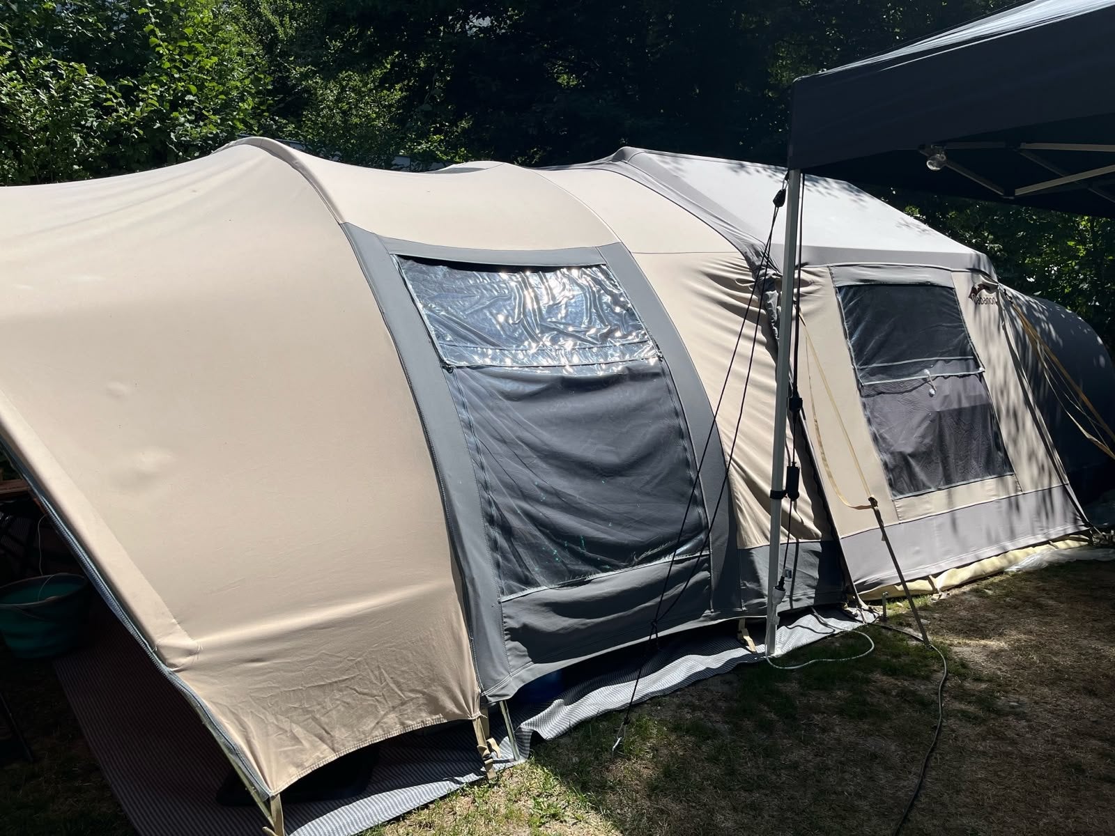 Cabanon Malawi 2.0 Vouwwagen (2020) - Compleet met extra's!, Caravans en Kamperen, Vouwwagens, Ophalen, Beige, Cabanon, Aanwezig
