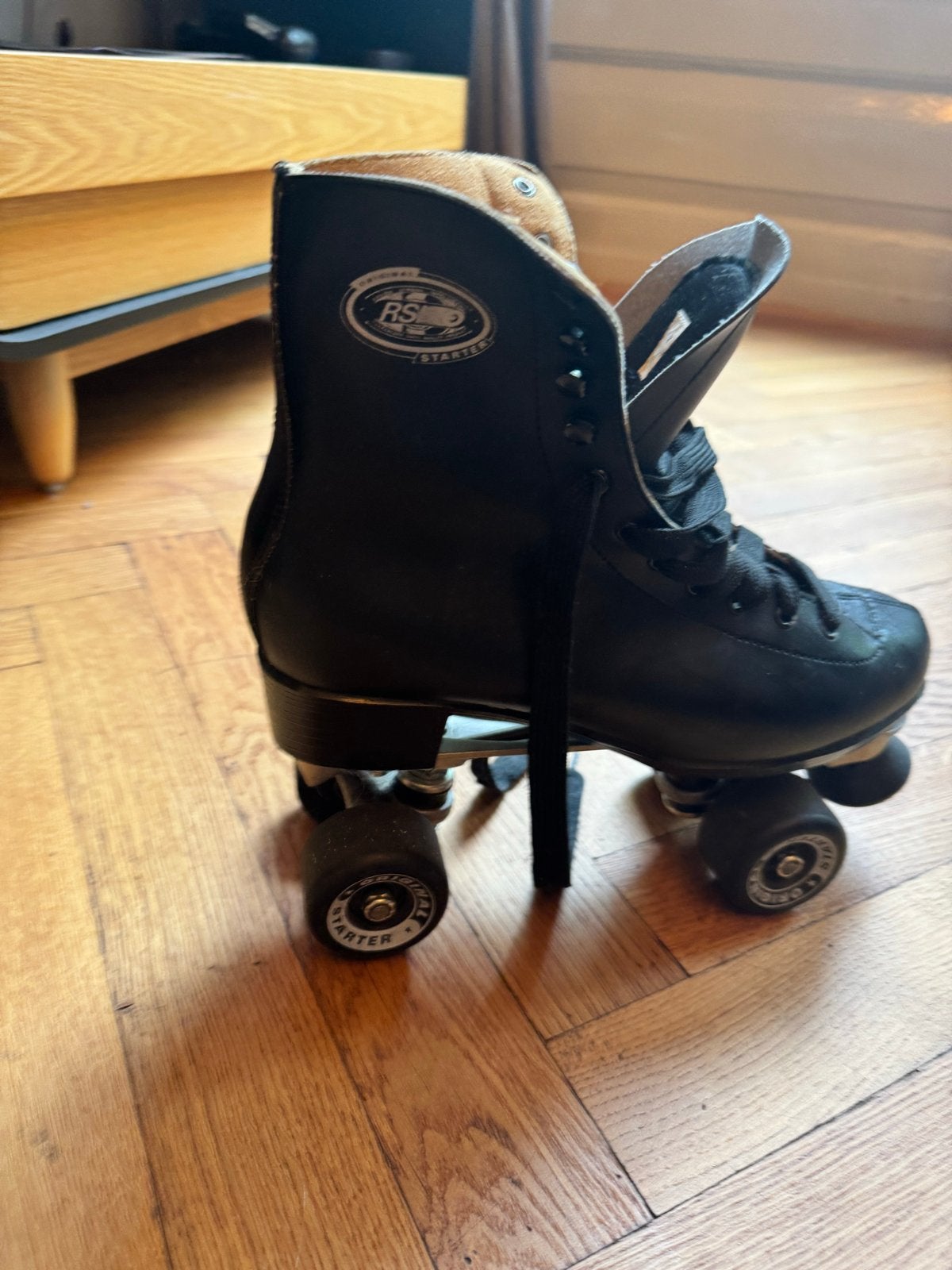 Nieuwe RSI Rolschaatsen Zwart Leer Maat 43, Ophalen, Overige typen, Nieuw, Dames