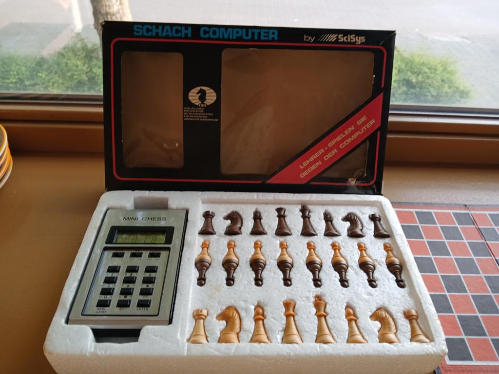 Vintage SciSys Schach Computer Mini Chess Schaakcomputer, Ophalen of Verzenden, Minder dan 500 stukjes, Gebruikt, Schaken