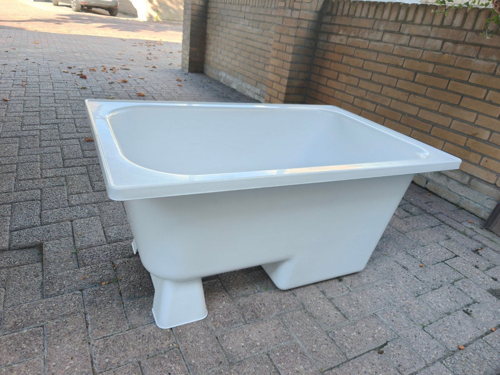 Witte kinderbad inclusief stop, Ophalen, Gebruikt, Bad