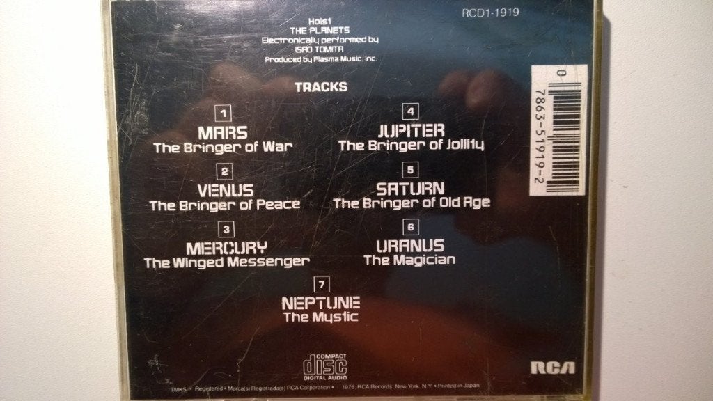Tomita - The Planets, Ophalen of Verzenden, Zo goed als nieuw, Poprock, Album