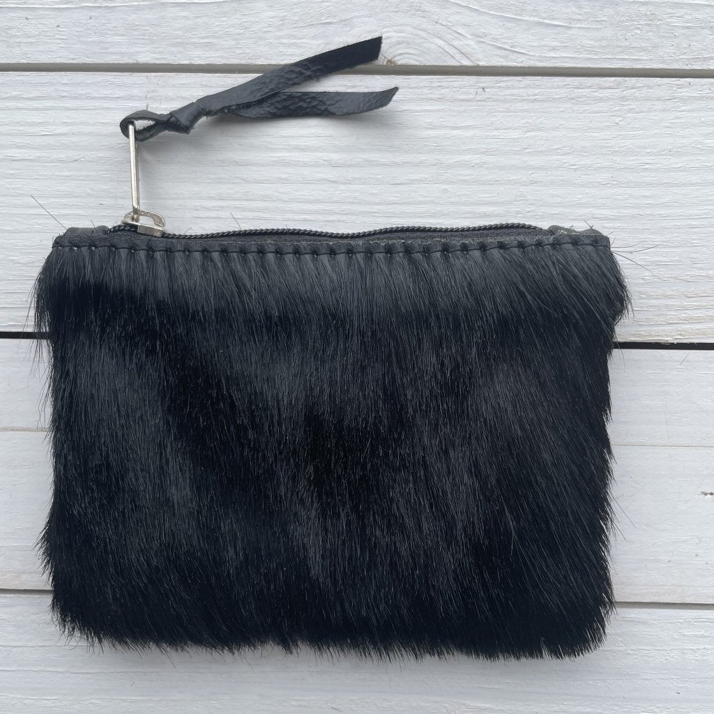 Tas Issy springbok zwart 12x9cm #I-2 | Lederstore, Zwart, Nieuw, Avondtasje, Grotestraat 32, 5836 AG, Sambeek, The Netherlands