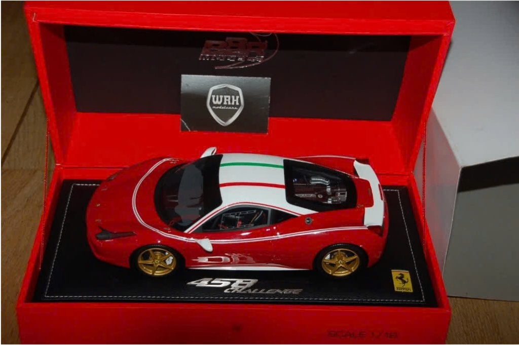!! SALE !! FERRARI 458 TAILOR MADE LAUDA BBR zie info WRH, Hobby en Vrije tijd, Modelauto's | 1:18, Verzenden, Gebruikt, Auto