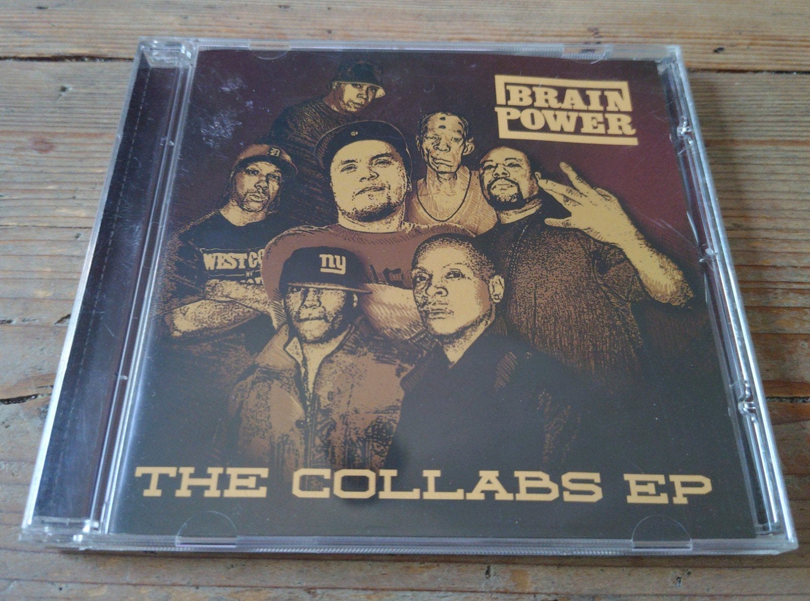 Brainpower - The Collabs EP gesigneerd, Cd's en Dvd's, Cd's | Hiphop en Rap, Ophalen of Verzenden, Zo goed als nieuw, EP, Gesigneerd
