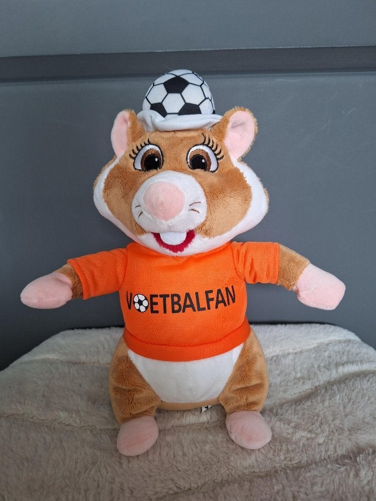 AH hamster oranje voetbalfan, Albert Heijn, Overige typen, Ophalen of Verzenden, Zo goed als nieuw