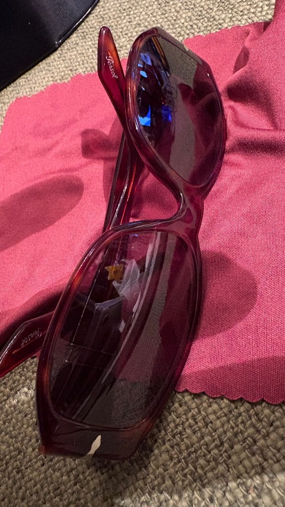 PERSOL zonnebril met originele brilkoker, Overige merken, Zonnebril, Bruin, Ophalen of Verzenden