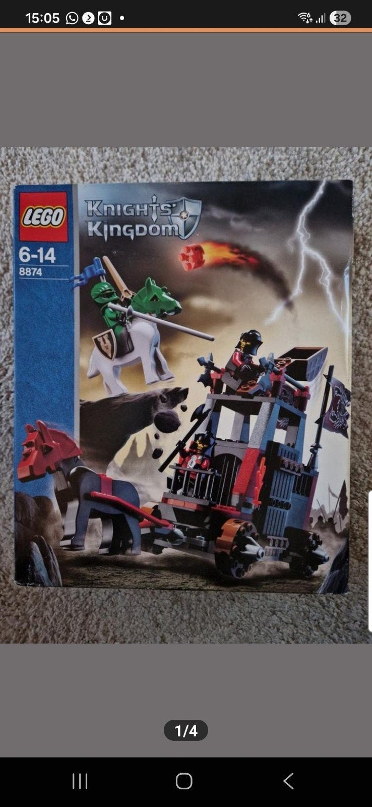 LEGO Knights' Kingdom 8874 Battle Wagon, Ophalen of Verzenden