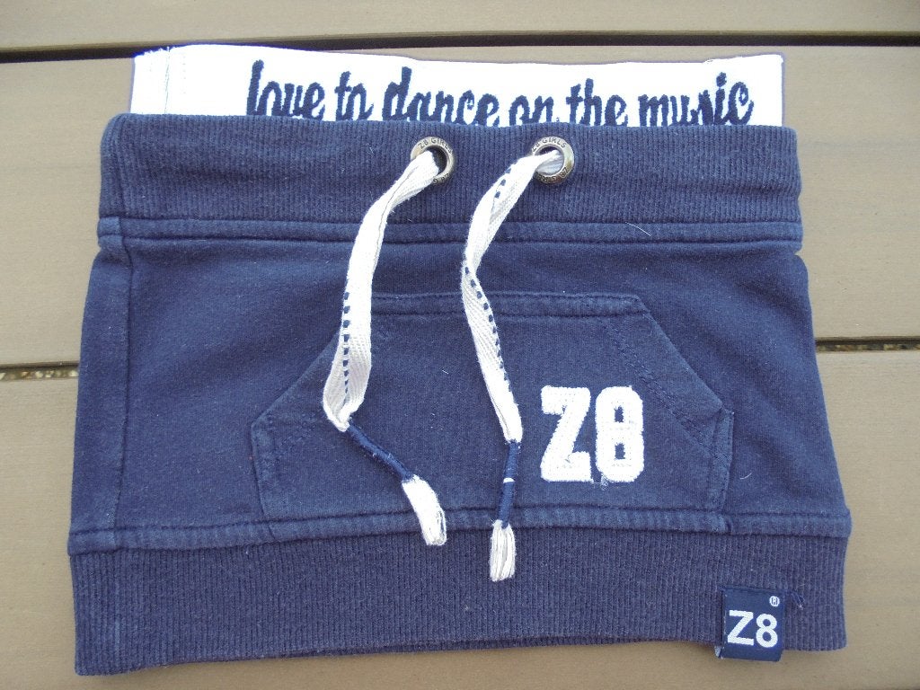 Blauw wit rokje Z8, Meisje, Jurkje of Rokje, Z8, Ophalen of Verzenden