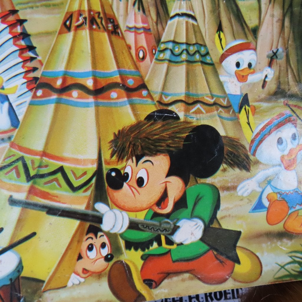 blokkenpuzzel Mickey Mouse  5 verschillende !, Verzenden, 10 tot 50 stukjes, Gebruikt