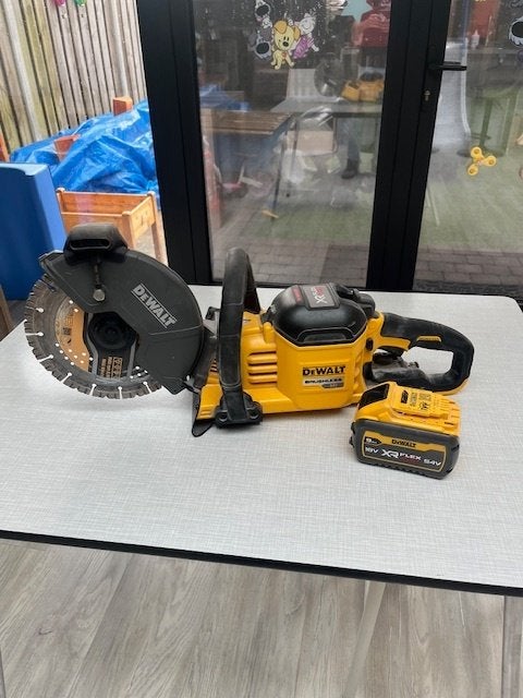 dewalt flexvolt accu doorslijper, Ophalen of Verzenden, Zo goed als nieuw, Kraft Müller