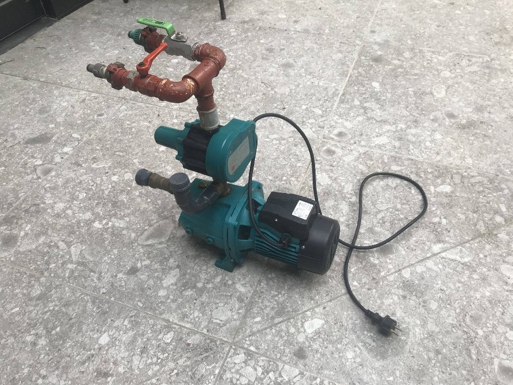 Waterpomp - complete set - klaar voor gebruik!, Ophalen, Zo goed als nieuw, Elektrisch, Beregeningspomp