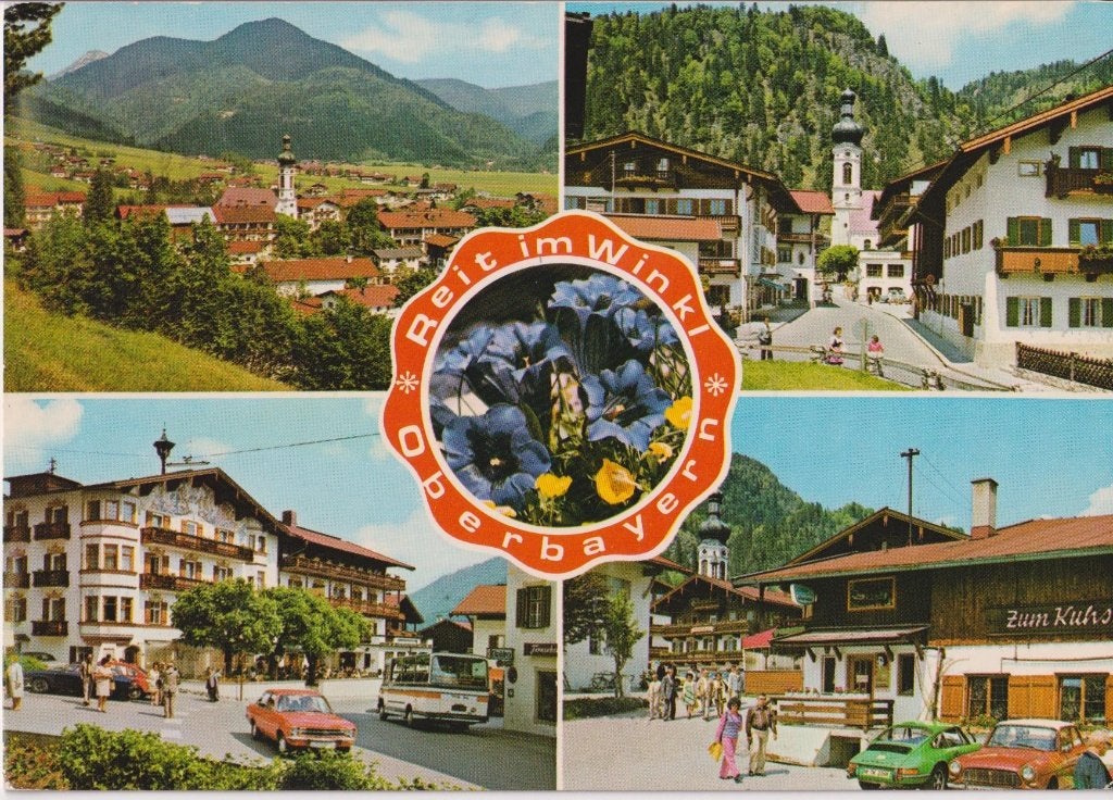 Duitsland , Reit im Winkl met auto's, Porsche 911, Ophalen of Verzenden, 1960 tot 1980, Gelopen, Duitsland