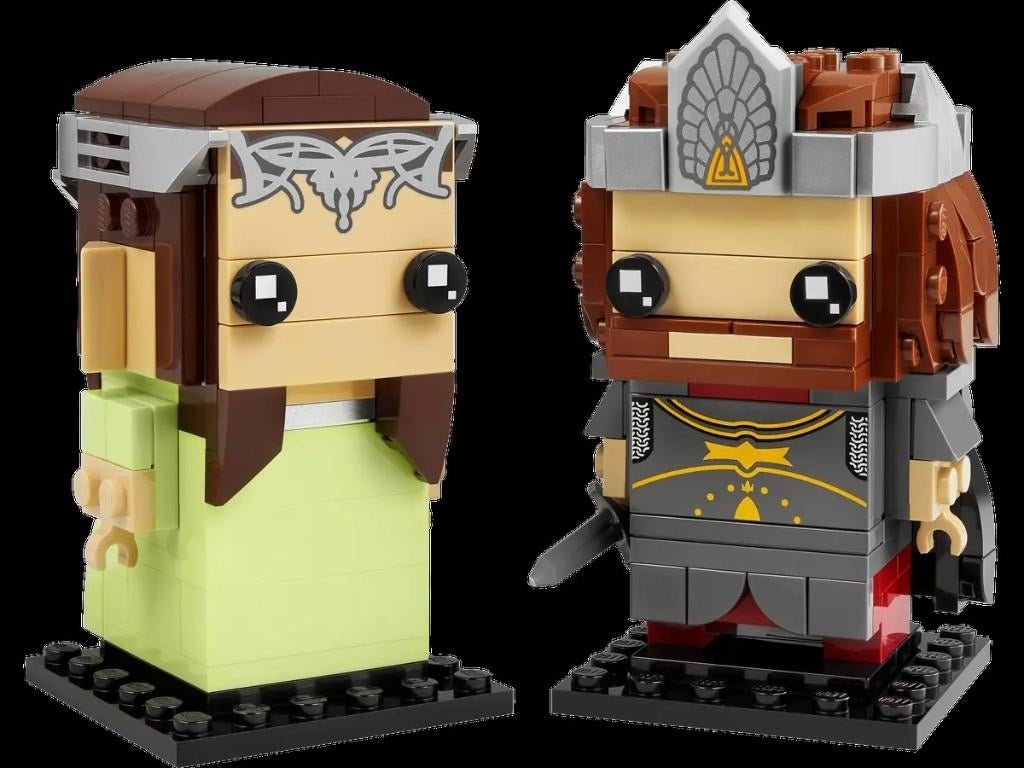 LEGO BrickHeadz 40632 Lord of the Rings: Aragorn & Arwen, BrickHeadz, Lego, Nieuw, Ophalen of Verzenden