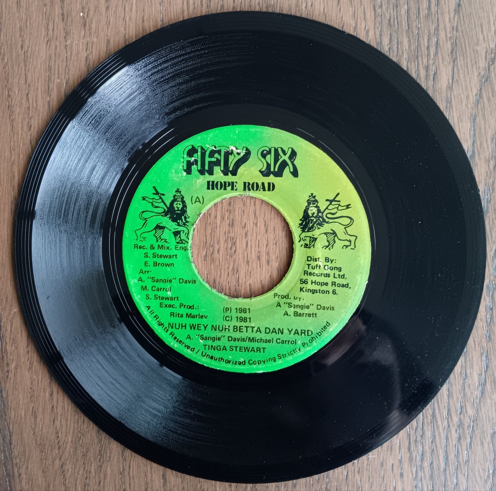 Tinga Stewart - Tuff Gong All stars -  Jamaicaanse Editie, Originele persing, Ophalen of Verzenden, Zo goed als nieuw, Overige genres