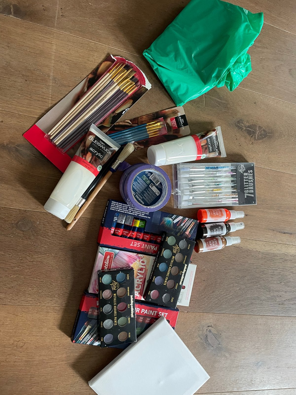 Schilderspullen: Verf, Kwasten, Doekje en Meer!, Hobby en Vrije tijd, Ophalen, Zo goed als nieuw, Overige typen