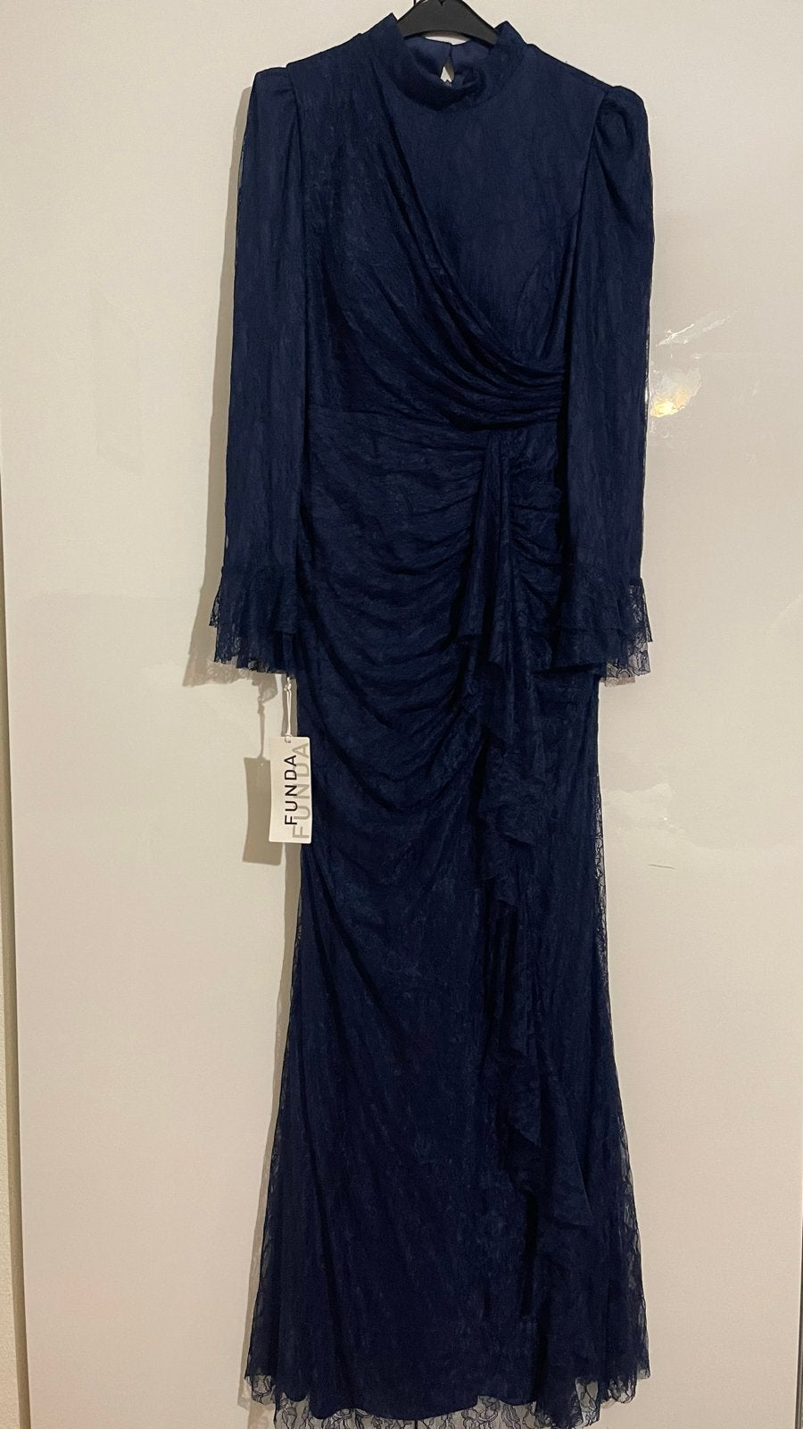 Funda Galajurk Kant Marineblauw Maat 46, Blauw, Maat 46/48 (XL) of groter, Nieuw, Ophalen of Verzenden