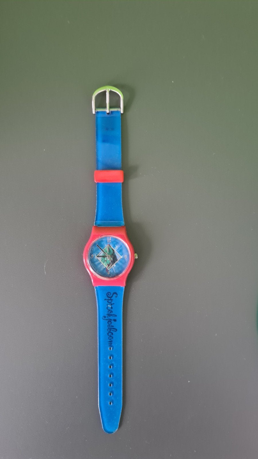 Efteling Sprookjesboom Horloge met Draak - Collectors Item, Ophalen of Verzenden, Zo goed als nieuw, Blauw, Jongen of Meisje