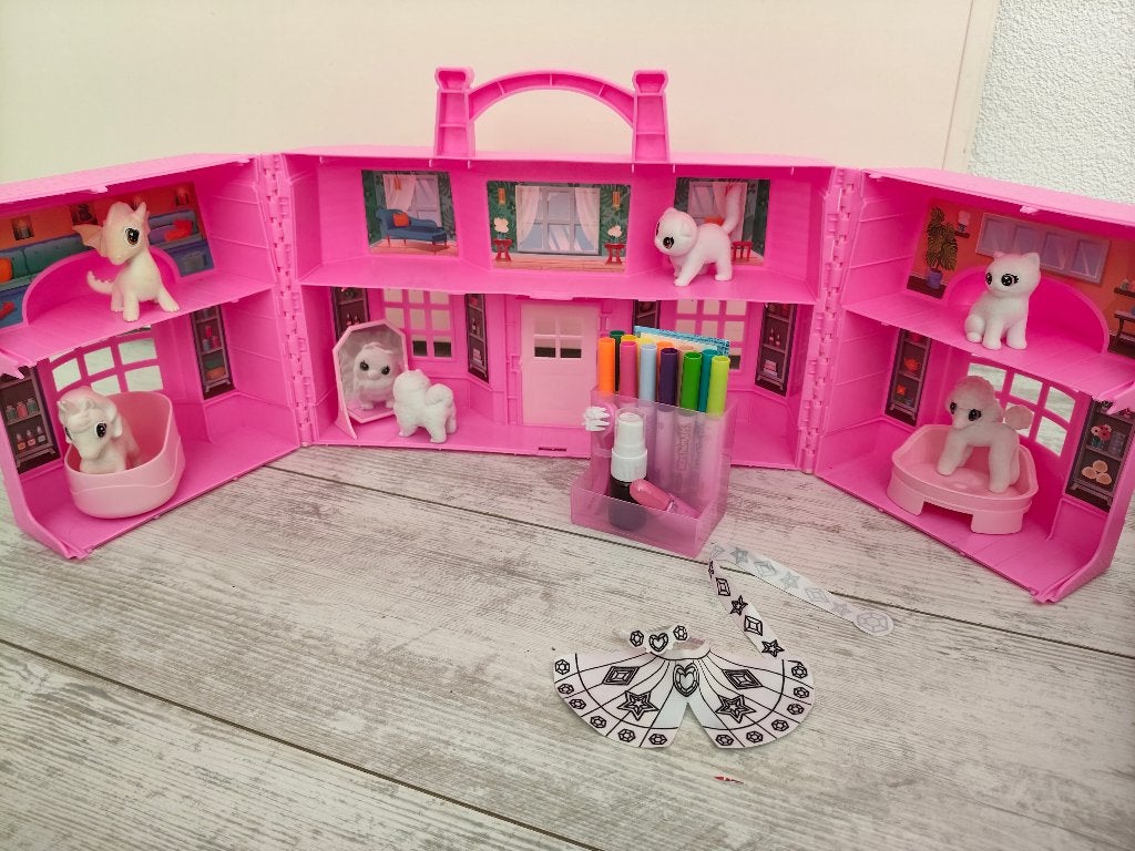 Crayola Washimals Super Salon met 6 diertjes, Ophalen, Gebruikt, Knutselen