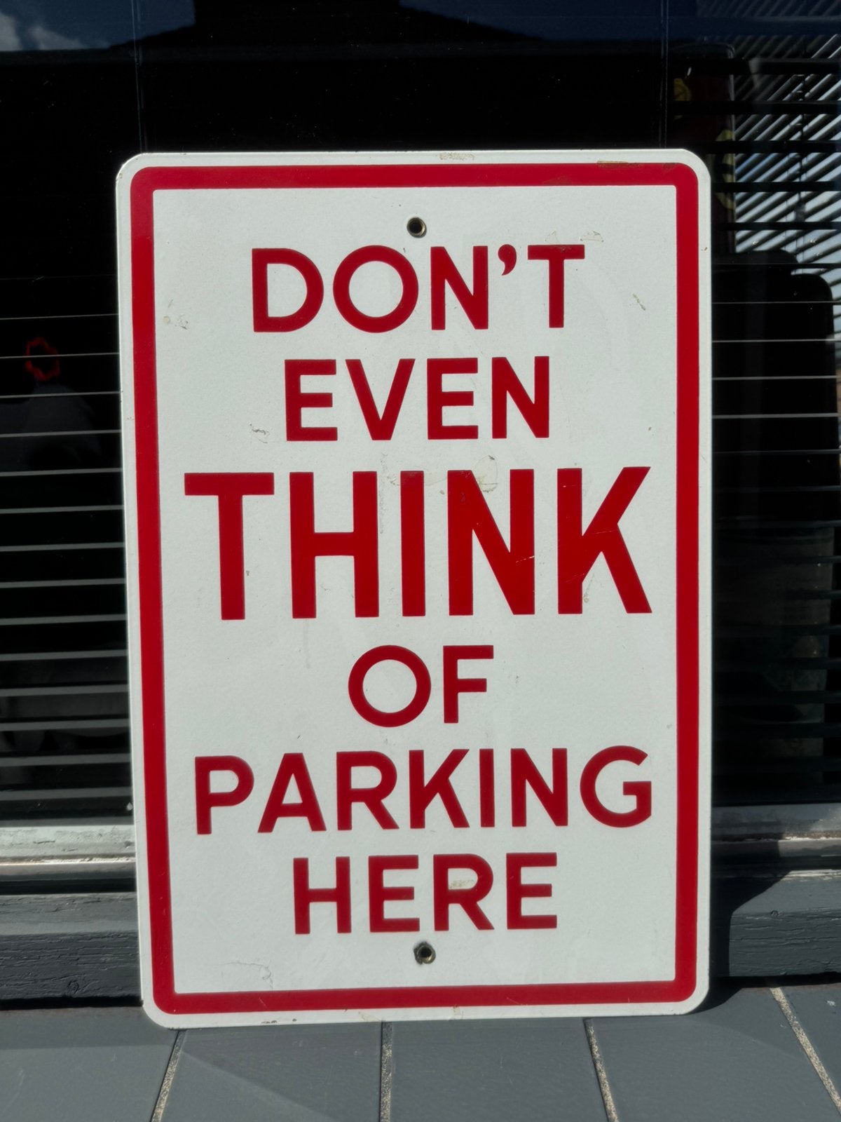 Emaille bord Dont Parking, Antiek en Kunst, Ophalen of Verzenden