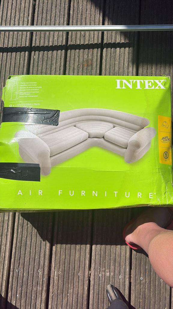 Intex opblaasbare bank camping, Ophalen of Verzenden