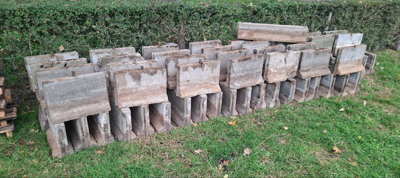 Funderingsblokken 90 stuks, Ophalen, Gebruikt, Beton